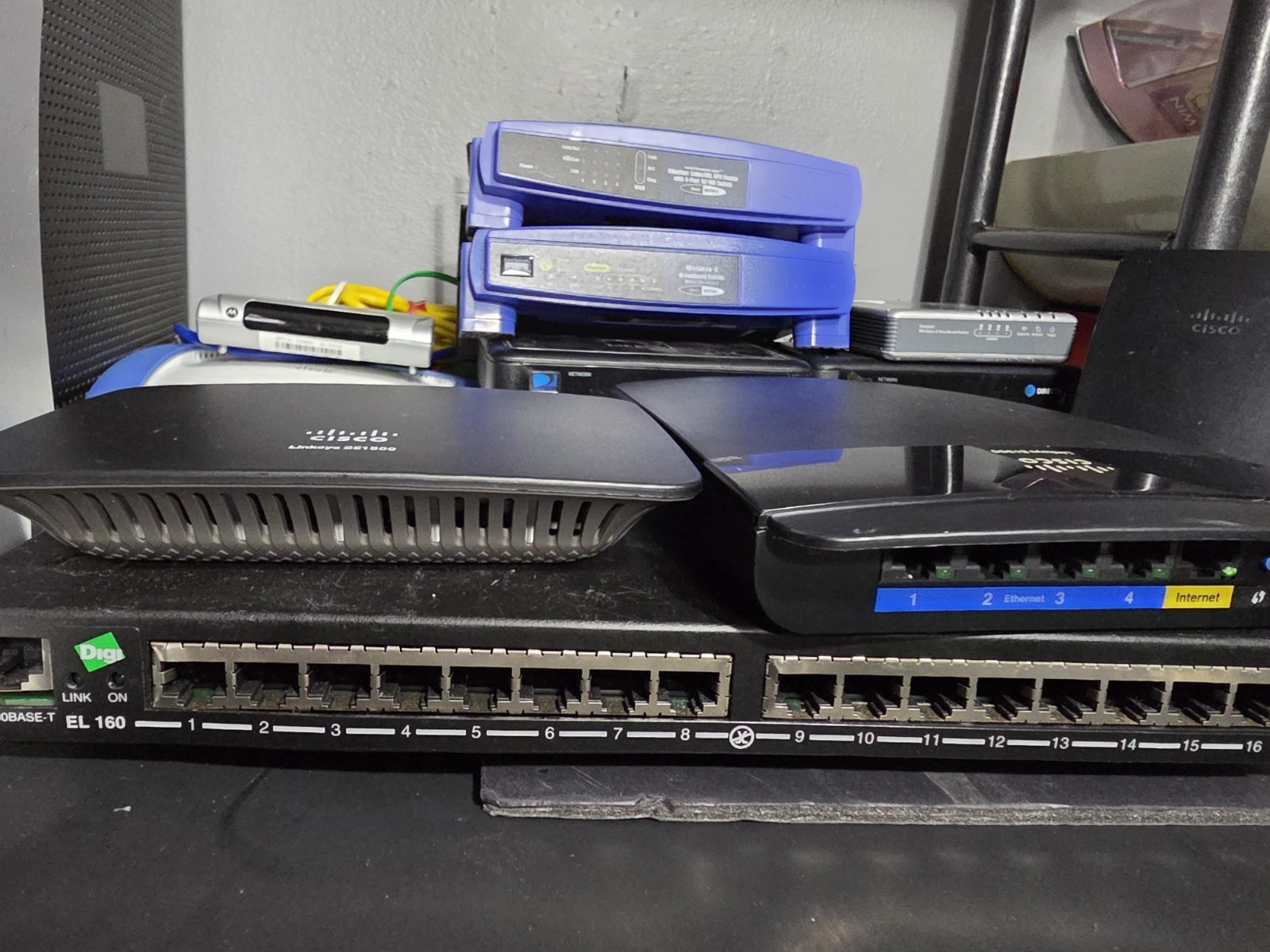 Bundle of used Modems, Routers, Etc Extra Equipment -Free Shipping