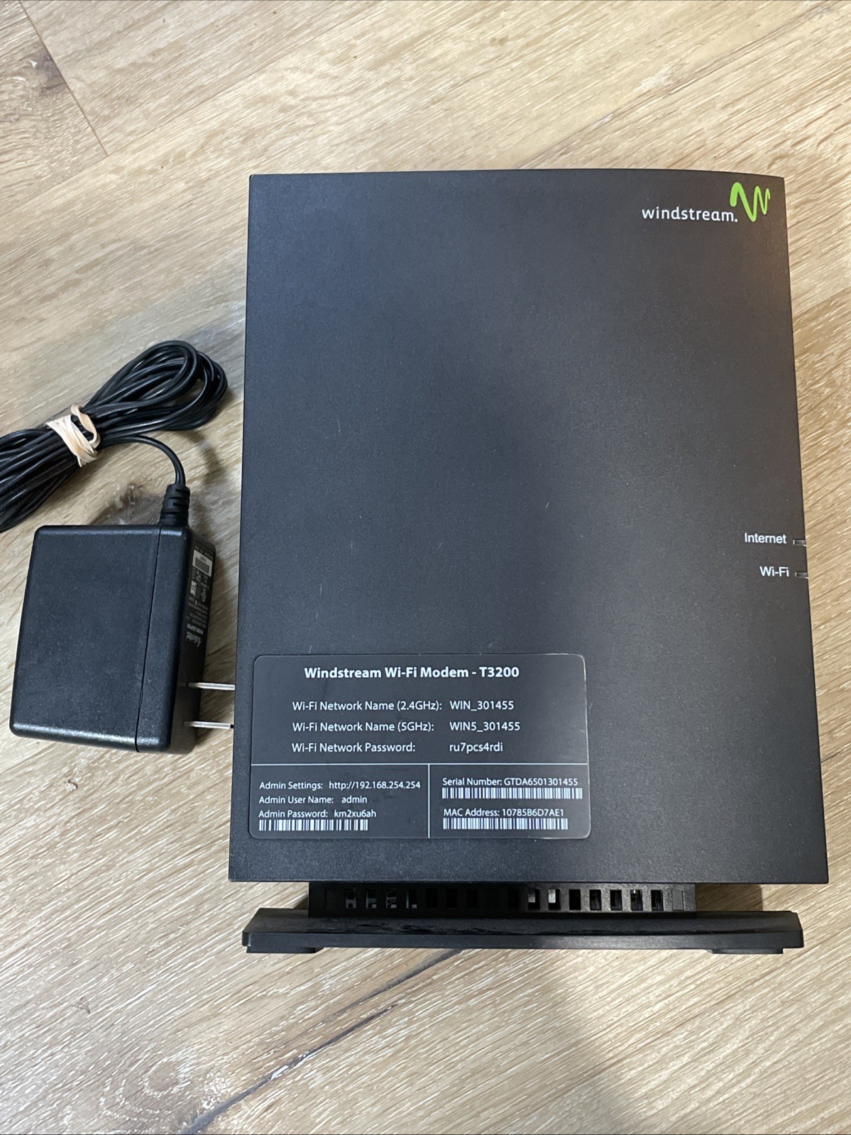 Windstream Actiontec T3200 Wireless Router – BLack