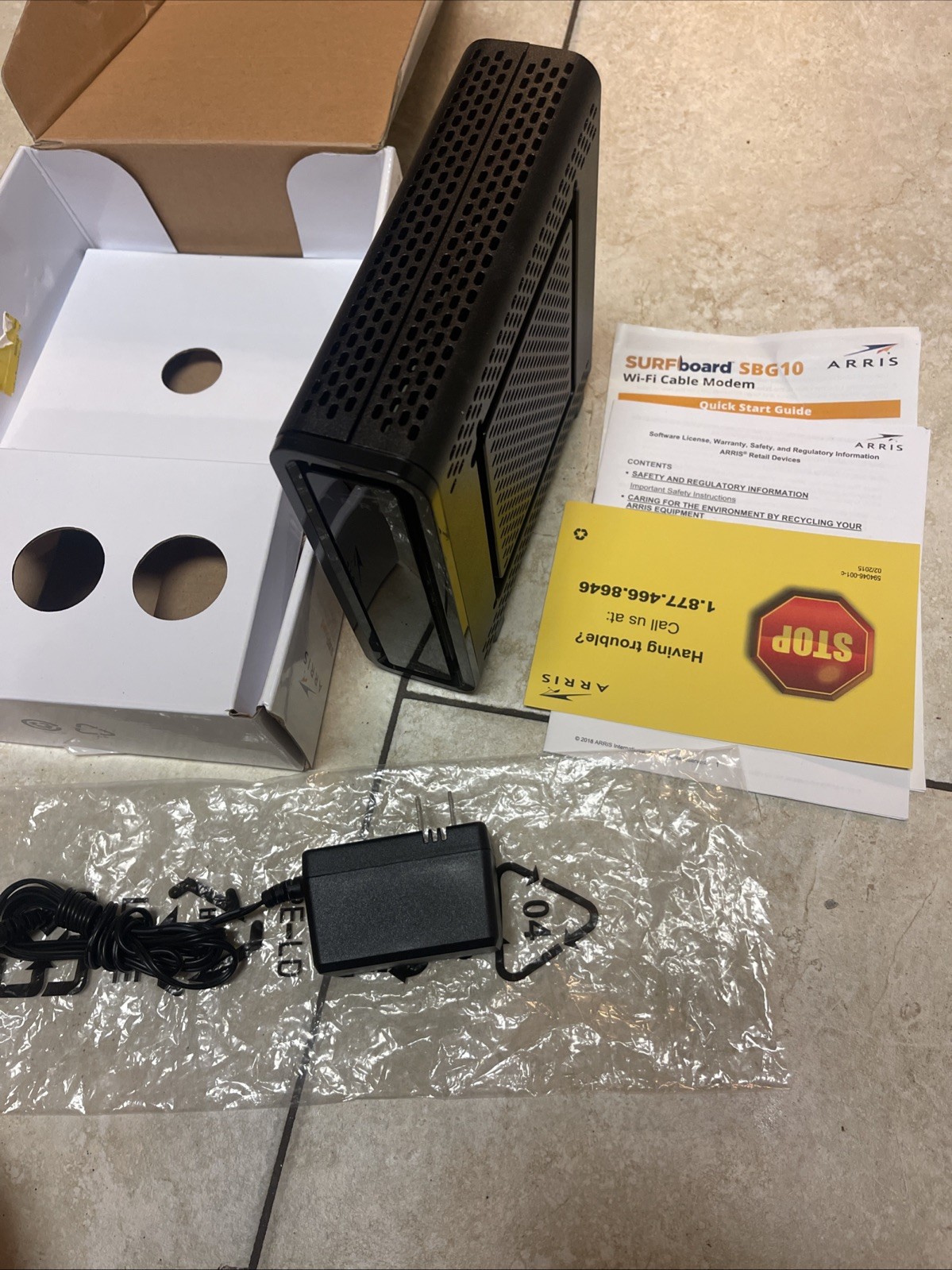 ARRIS SURFboard SBG10 Dual Band AC1600 Docsis 3 WIFI Cable Modem & Router In One