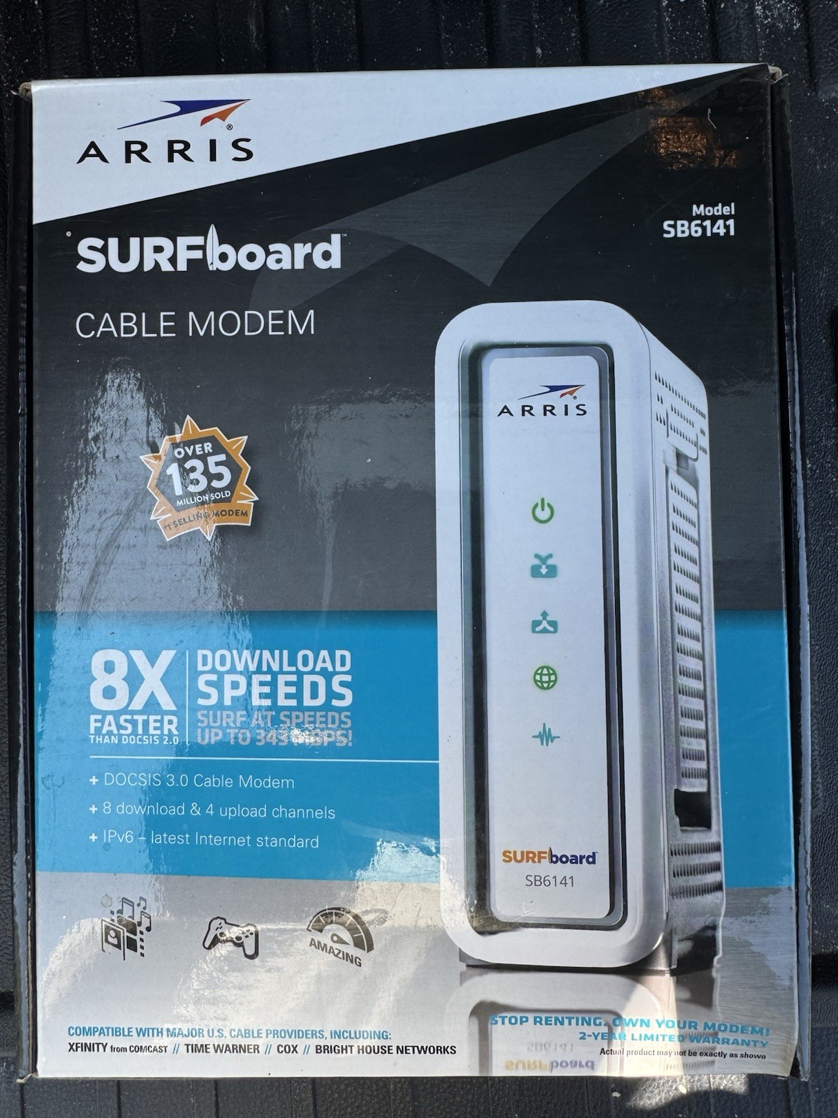 NEW ARRIS SURFboard SB6141 Docsis 3.0 Cable Modem Fast ship
