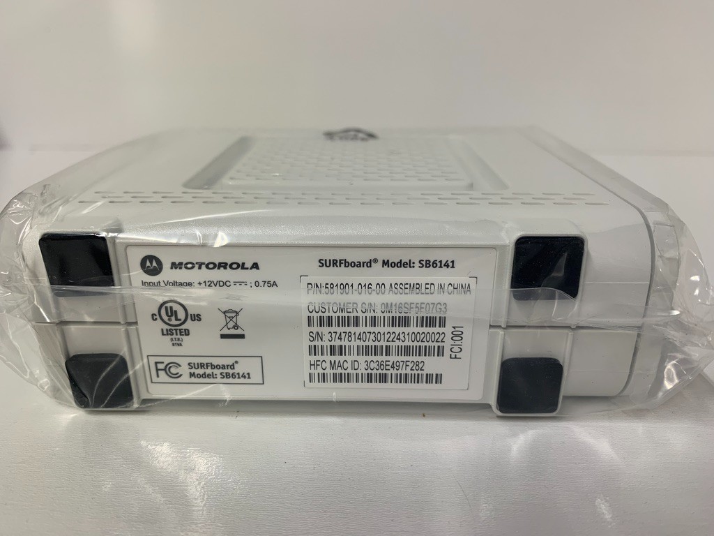 **Motorola Arris SURFBoard Wi-Fi Modem 400 Series Model: SB6141 (NEW Open Box)