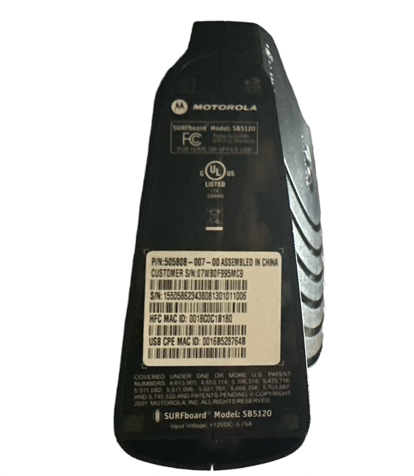 Motorola SURFboard SB5120 Cable Modem