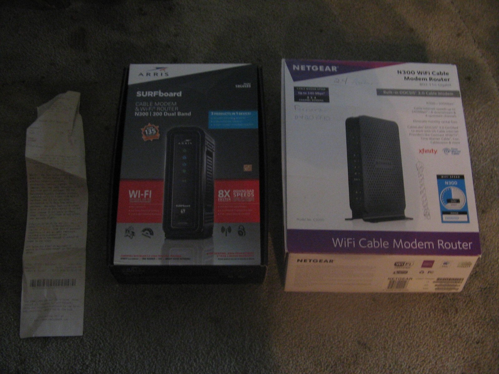 Motorola Arris/Netgear/Surfboard Modems/WiFi Router N300Model SBG6580 NEW