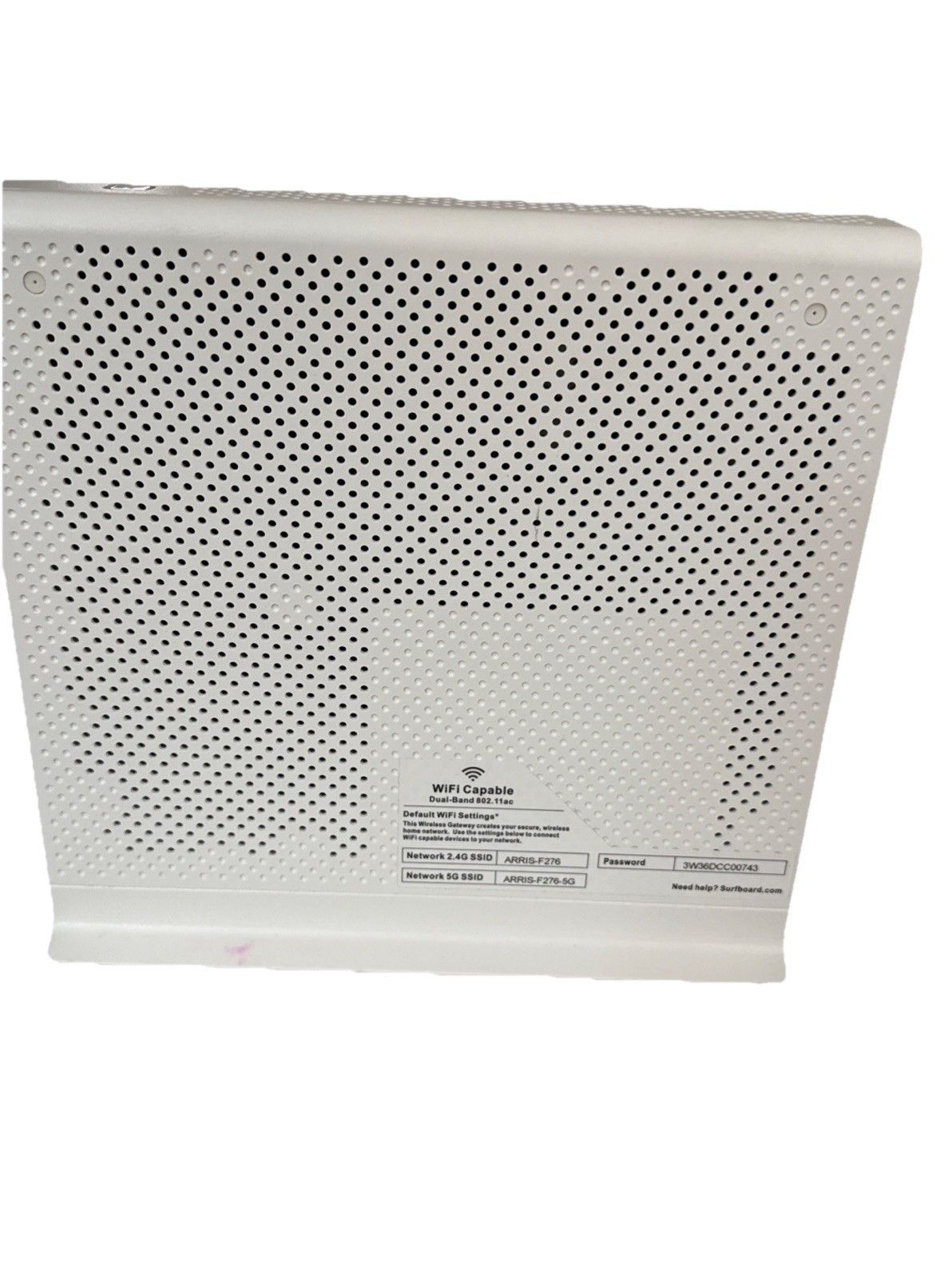 Arris Dual-Band WiFi 802.11ac Surfboard Modem Router SVG2482AC Main Unit ONLY