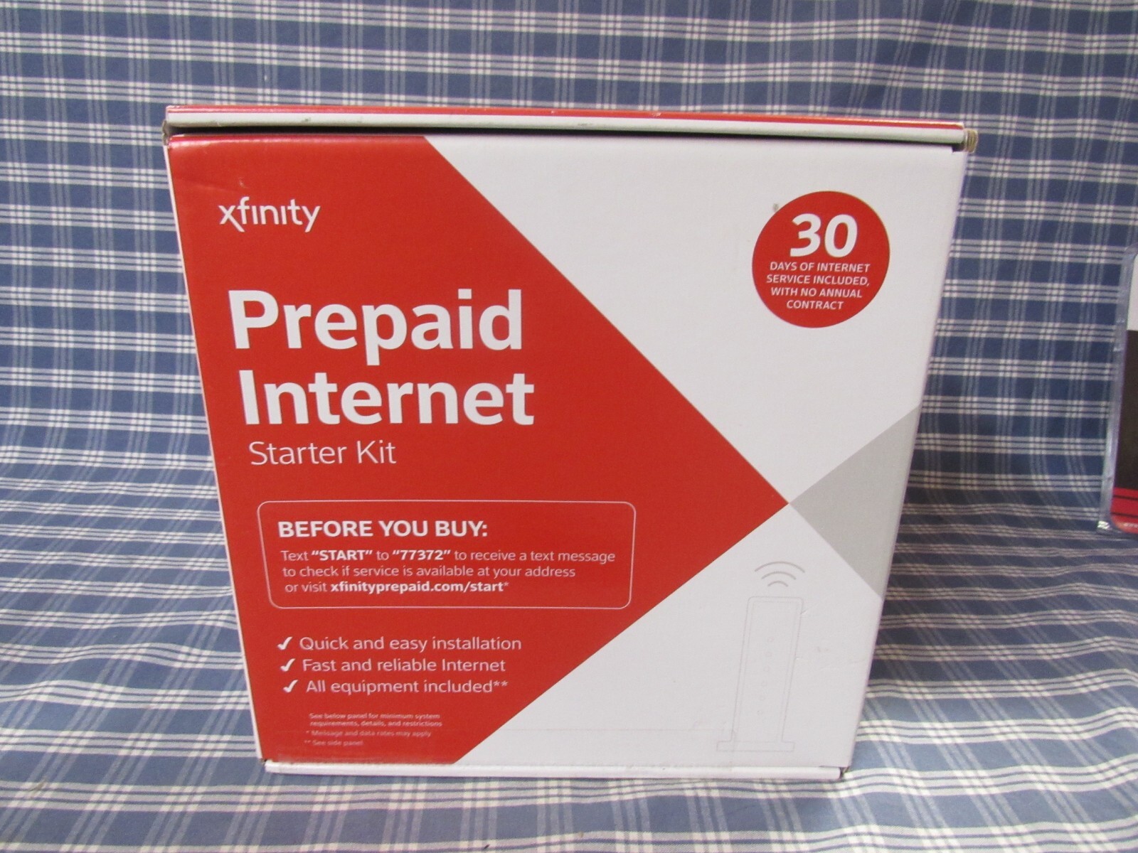 Xfinity Prepaid Internet Starter Kit (BoxSealed Please Read Carefully) FREE SHIP
