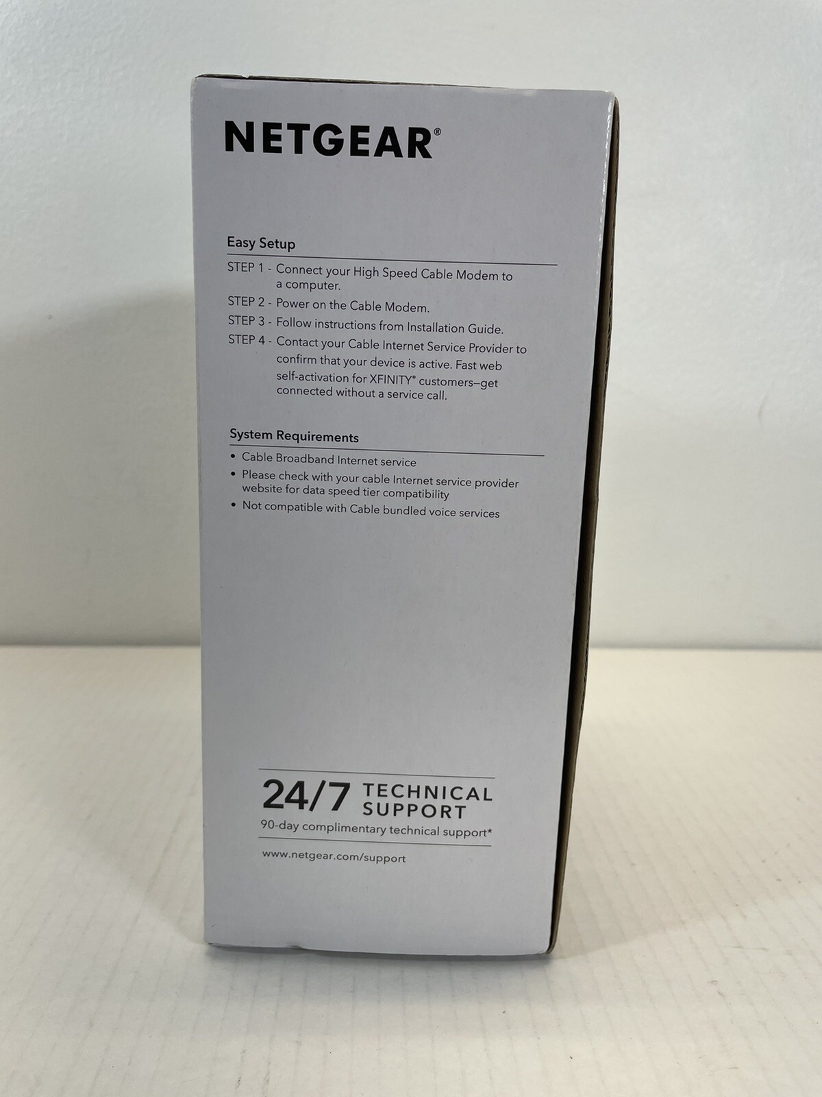 Netgear CM500 High Speed Cable Modem DOCSIS 3.0 Xfinity Cox Spectrum Comcast