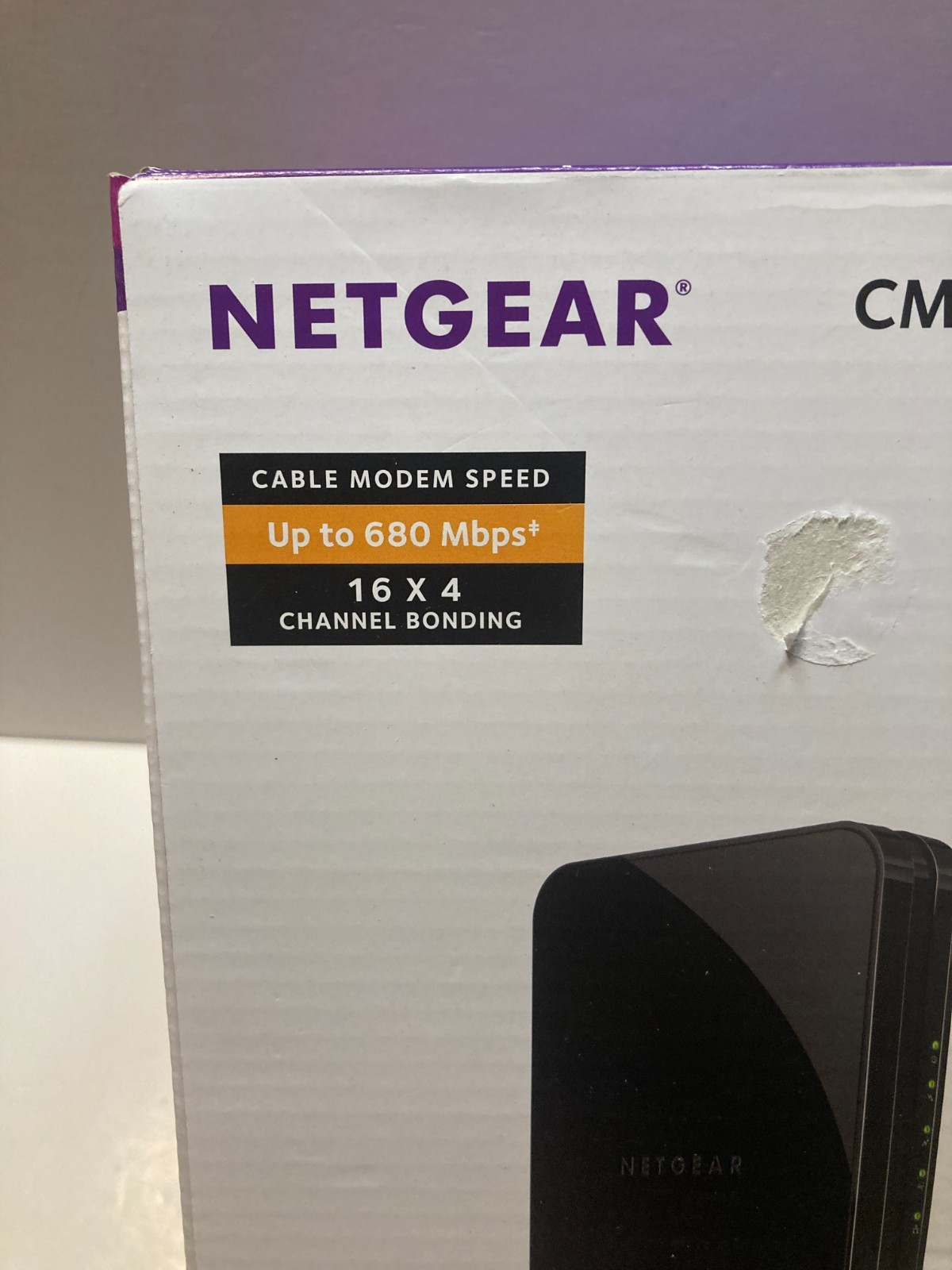 NEW Open Box Netgear CM500 High Speed Cable Modem No Quick Install Guide