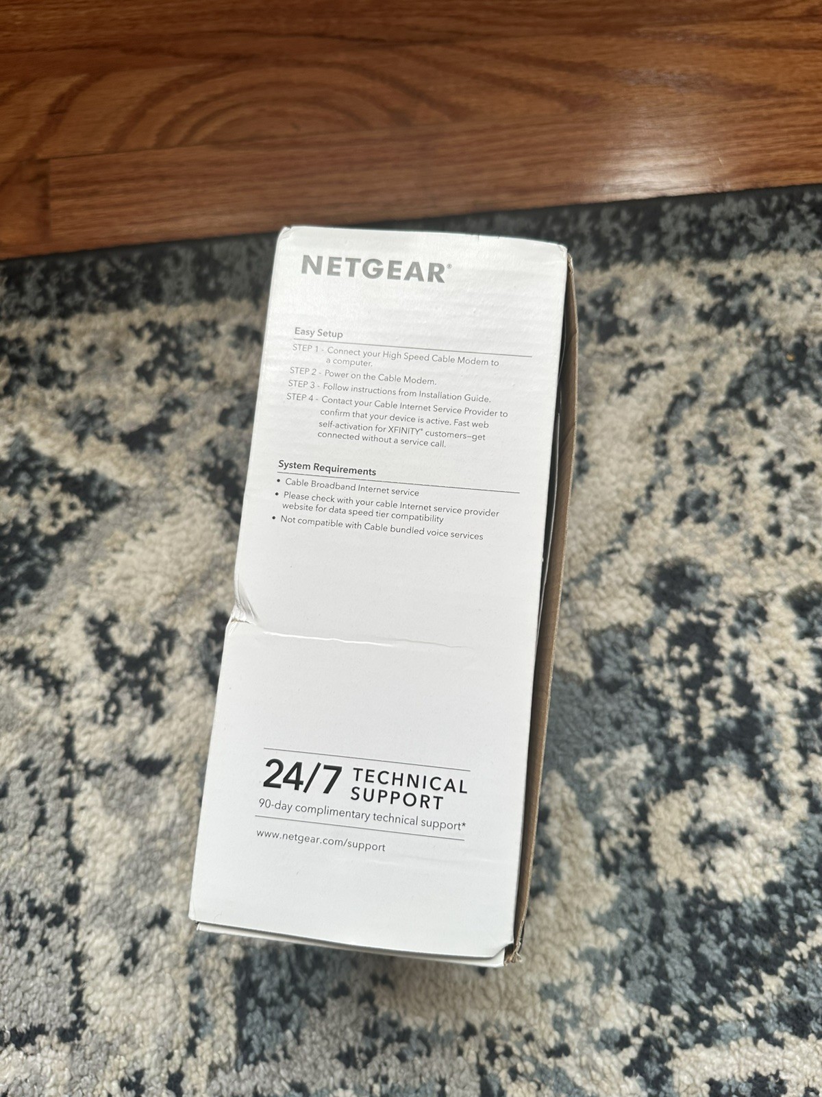 NEW Open Box NETGEAR CM500 (CM500-100NAS) Black