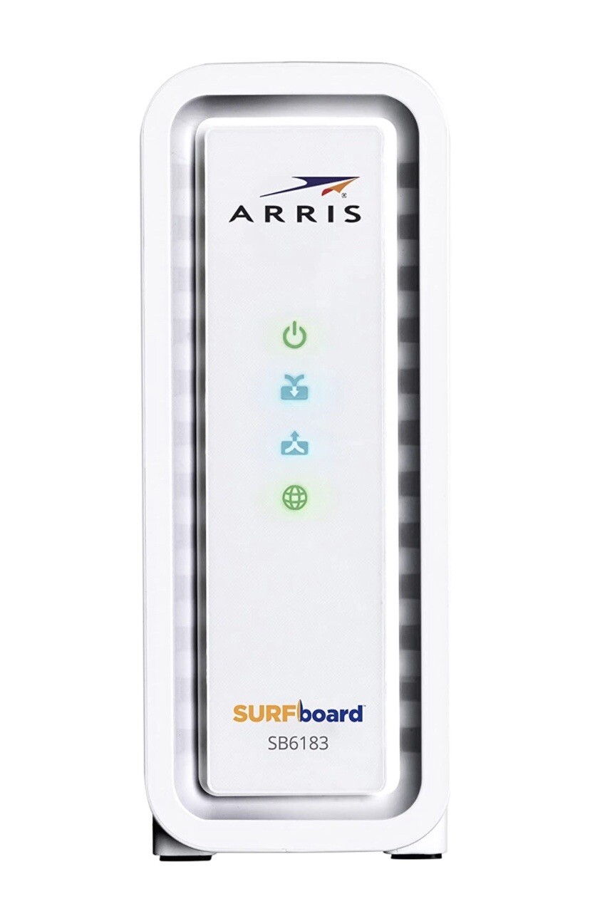 Arris SB6183 Surfboard Docsis 3.0 686 Mbps Cable 16X4 Channels Modem W/ Cords