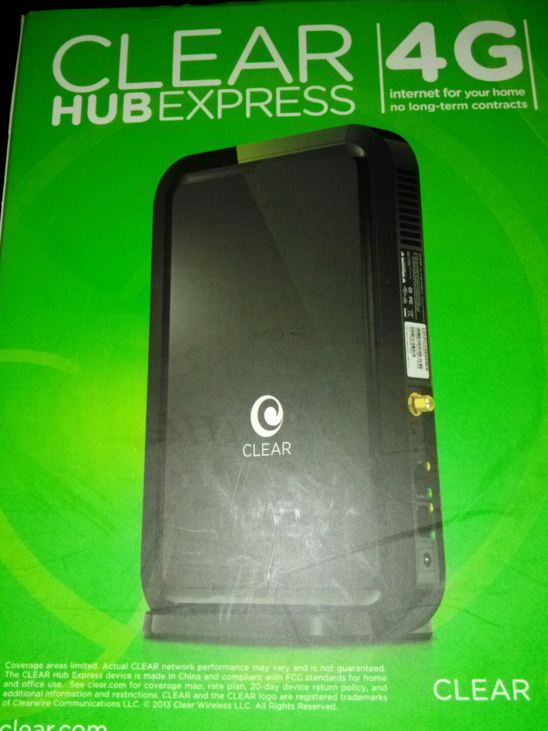 CLEAR HUB EXPRESS GTK-RSU131 4G WIFI MODEM WIRELESS ROUTER