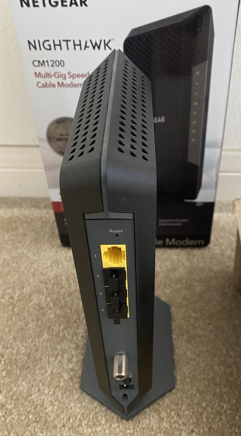 NETGEAR Nighthawk CM1200 Cable Modem Black