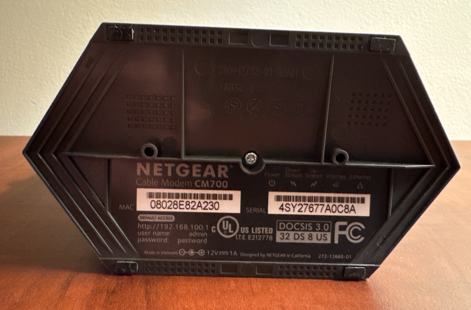 NETGEAR CM700 DOCSIS 3.0 High Speed Cable Modem, Up To 1.4 GBPS Tested