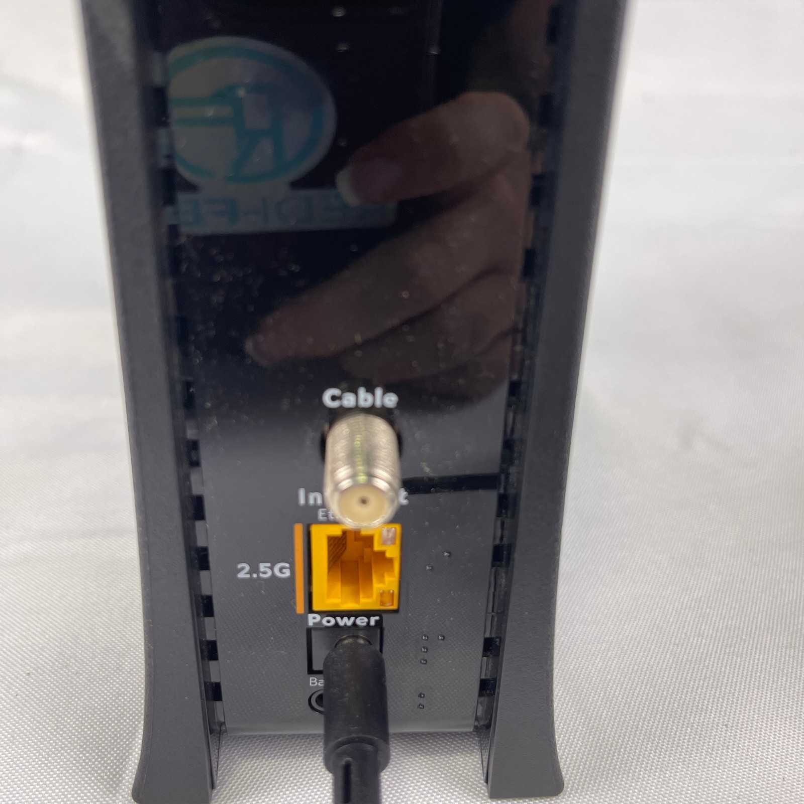 Spectrum DOCSIS 3.1 eMTA Cable Modem 2.5G Ethernet Voice Phone Black