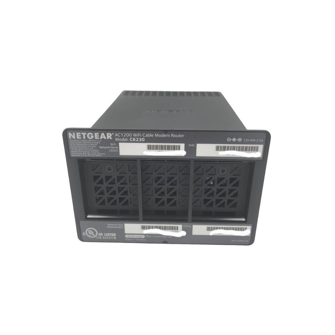 NETGEAR Cable Modem Built-in WiFi Router (C6230)-AC1200 WiFi Speed DOCSIS*READ*
