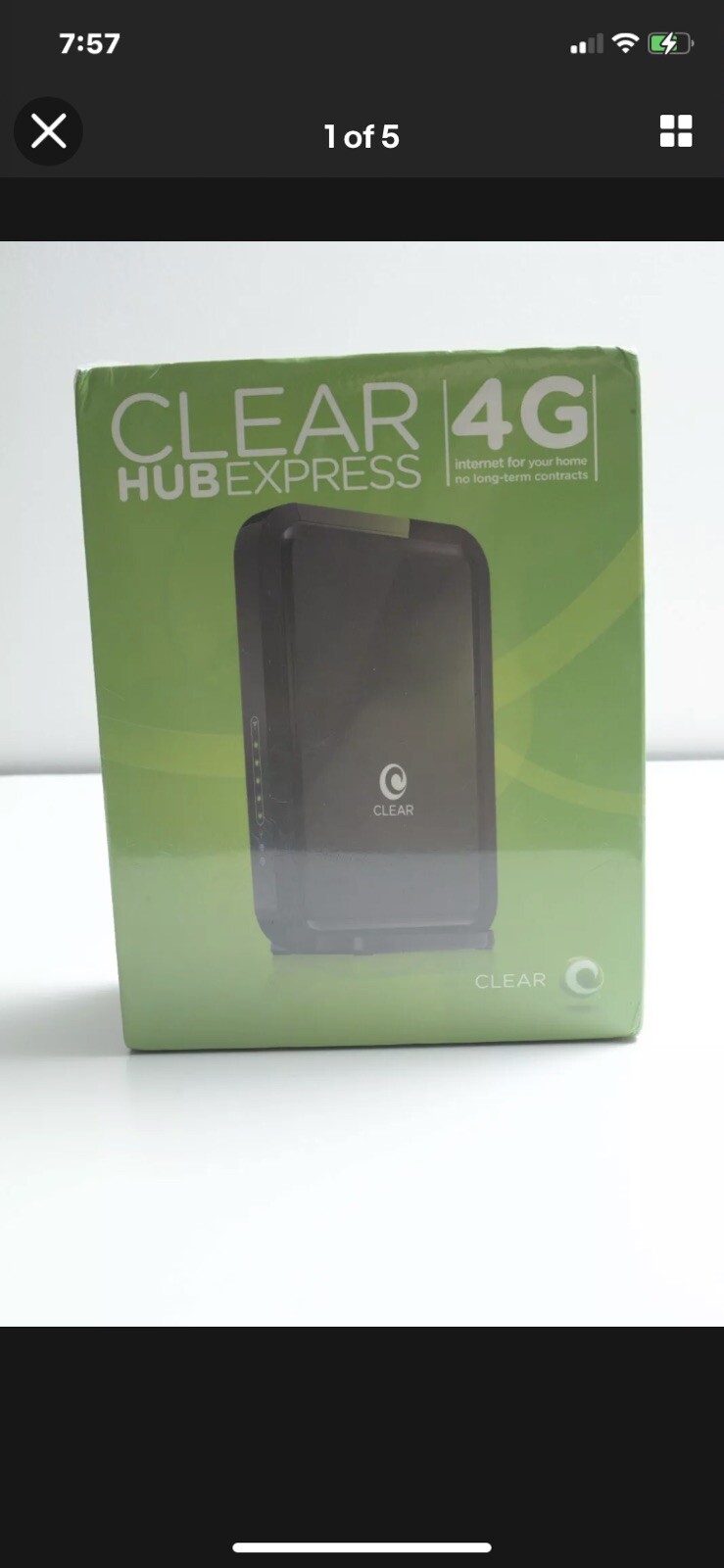 Clear Hub Express 4G Modem – Wi-fi Router NIB GTK-RSU131