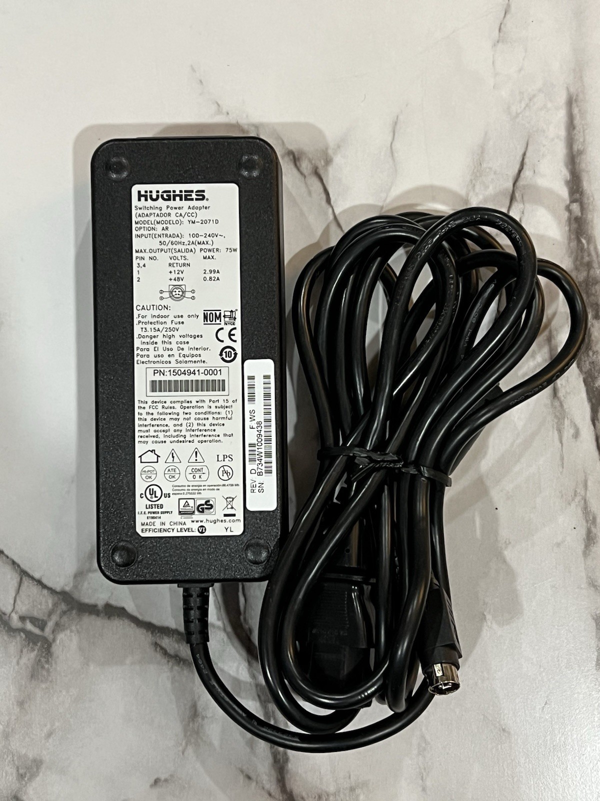 HughesNet HT2000W Black Satellite Dual Band 2.4Ghz-5Ghz Internet Modem Router