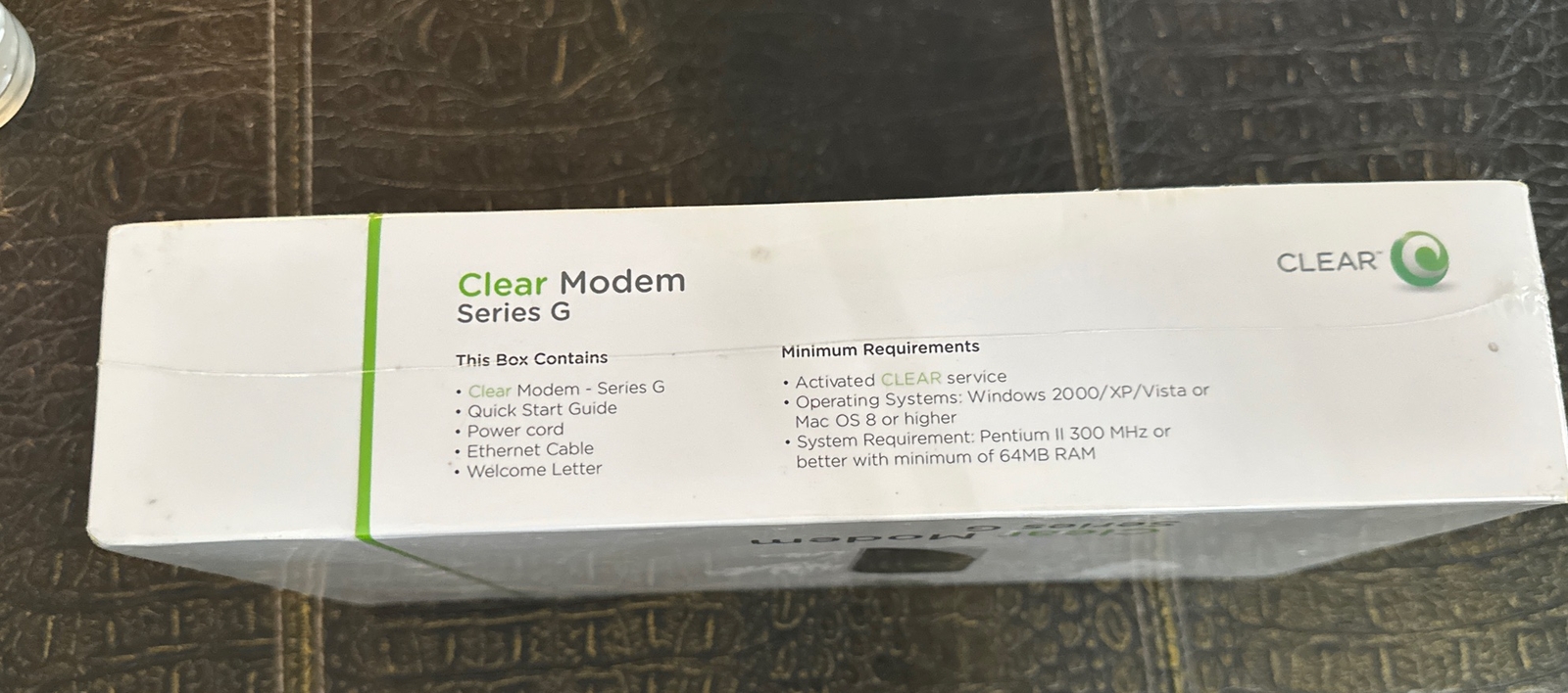 CLEAR Wireless 4G Modem Series G Home Modem
