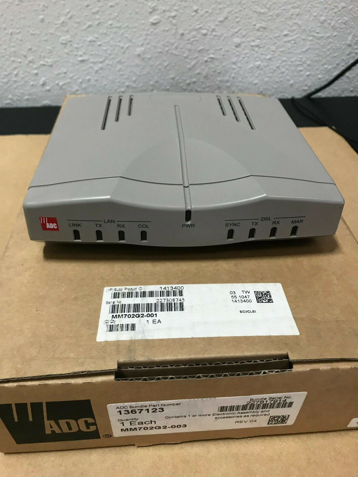 ADC MM702G2 Megabit Modem Router DSL Desktop Series High Performance