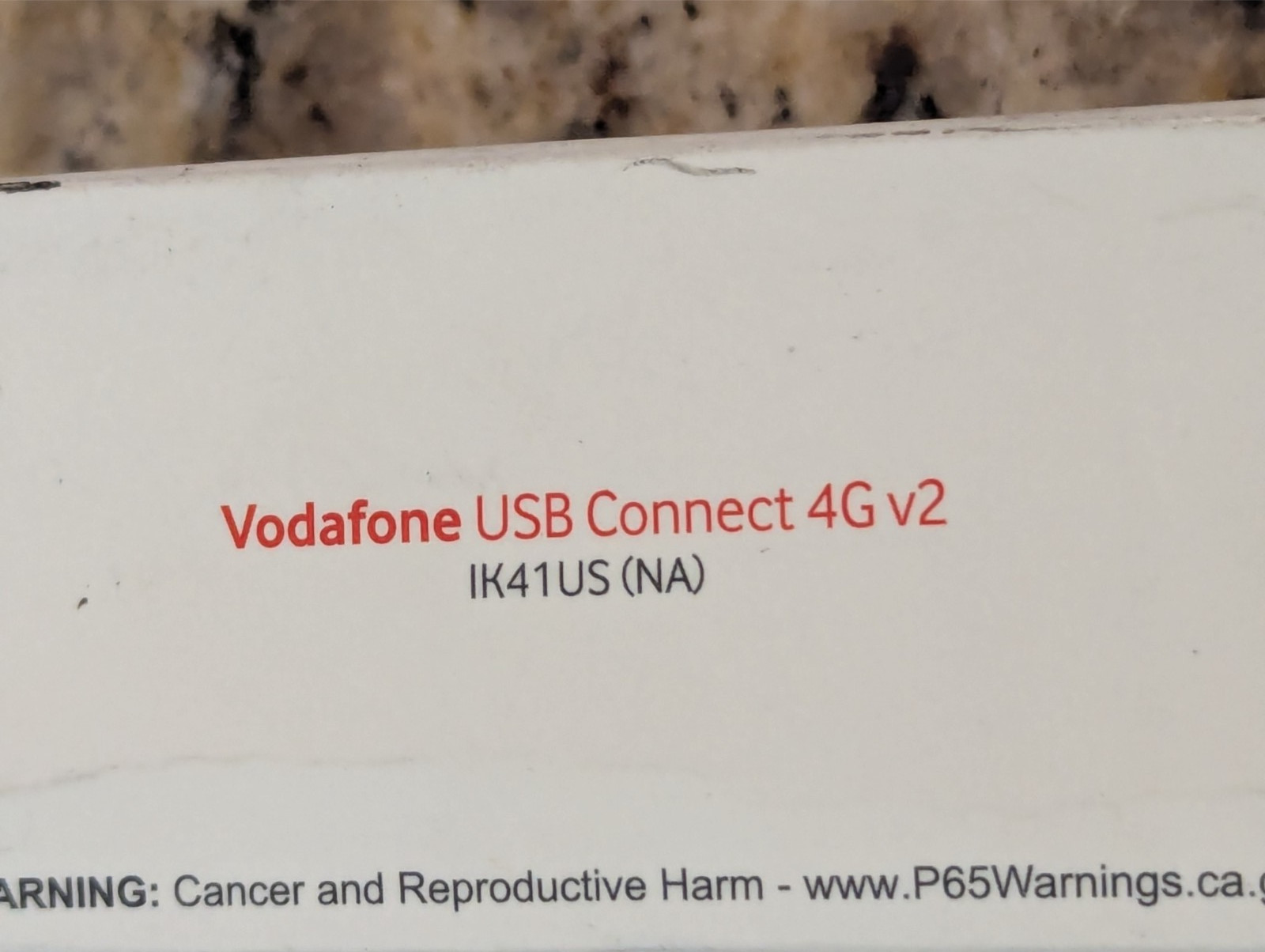Vodafone USB Connect 4G v2 Designed for IoT Device Black
