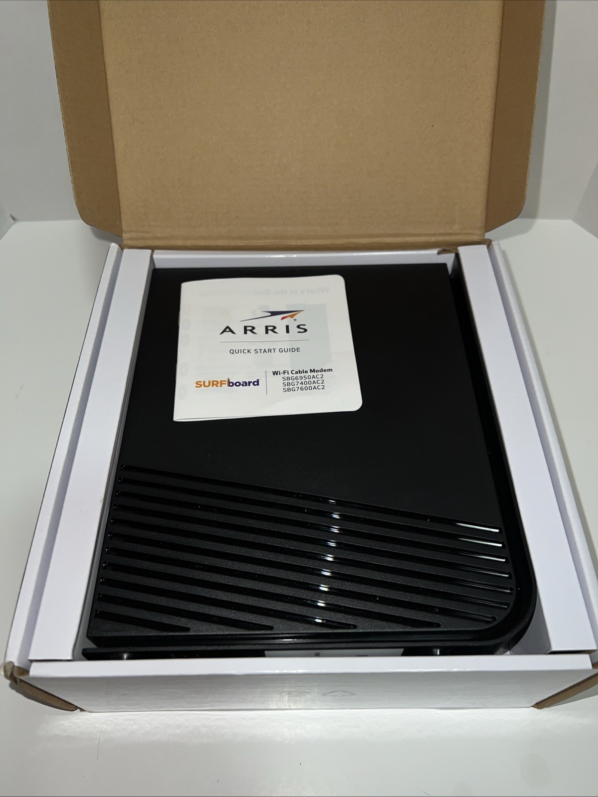 ARRIS SURFboard SBG7600AC2-RB DOCSIS 3.0 Cable Modem & AC2350 Wi-Fi Router
