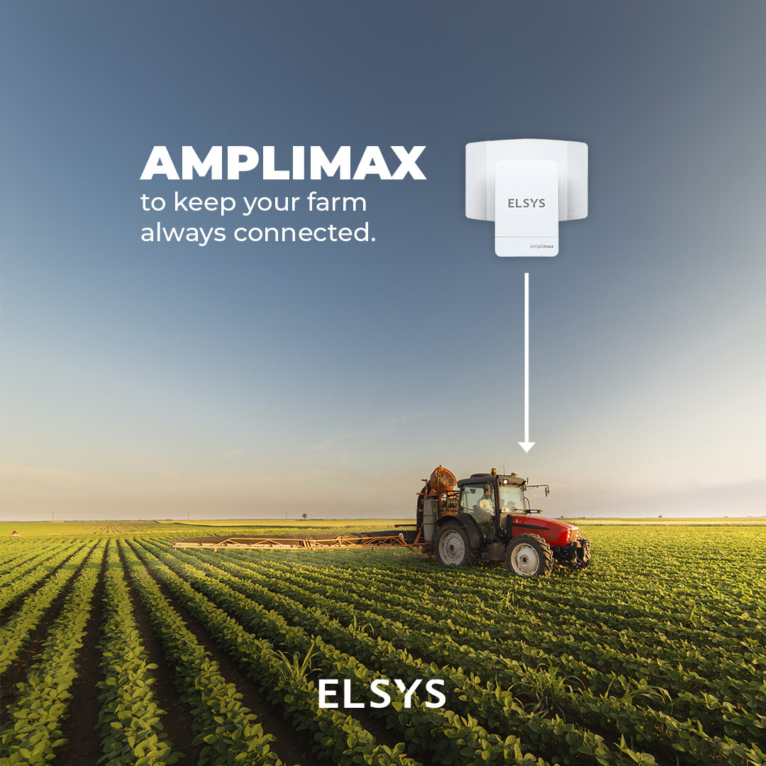 ELSYS AMPLIMAX 4G LTE Portable FWA Modem: Built-in High-Gain Antenna & SIM Slot.