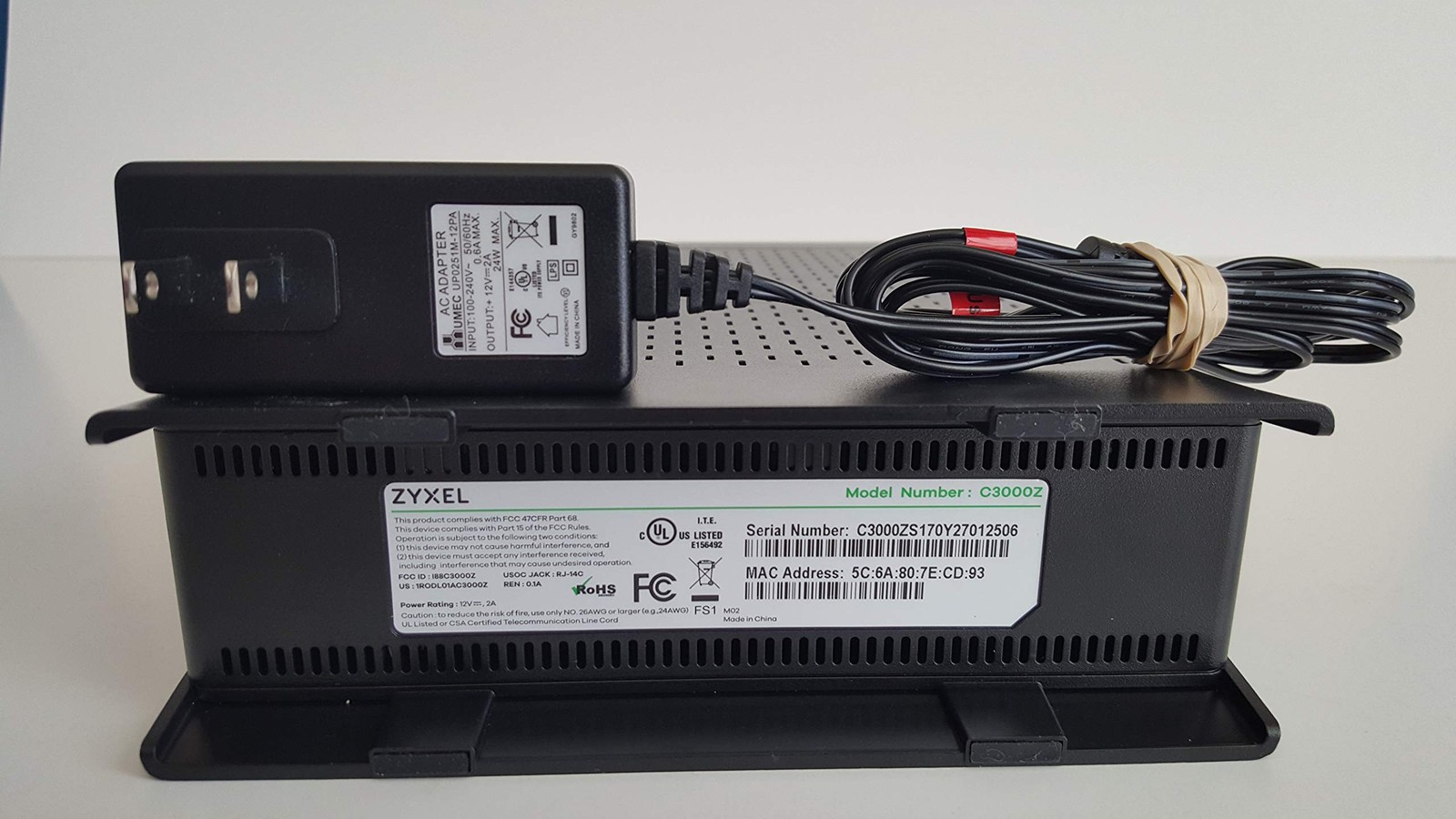 ZyXEL C3000Z Modem CenturyLink