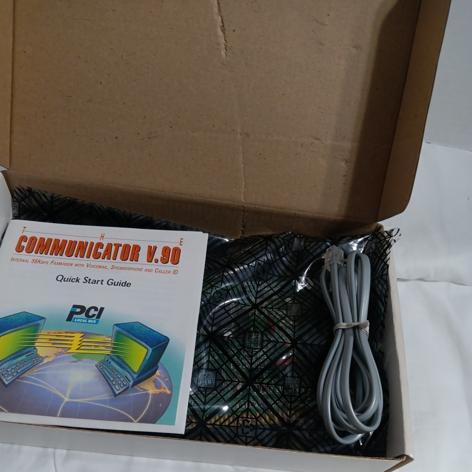 Used Jaton Communicator V.90 Fax Modem, voicemail, speaker phone, caller ID