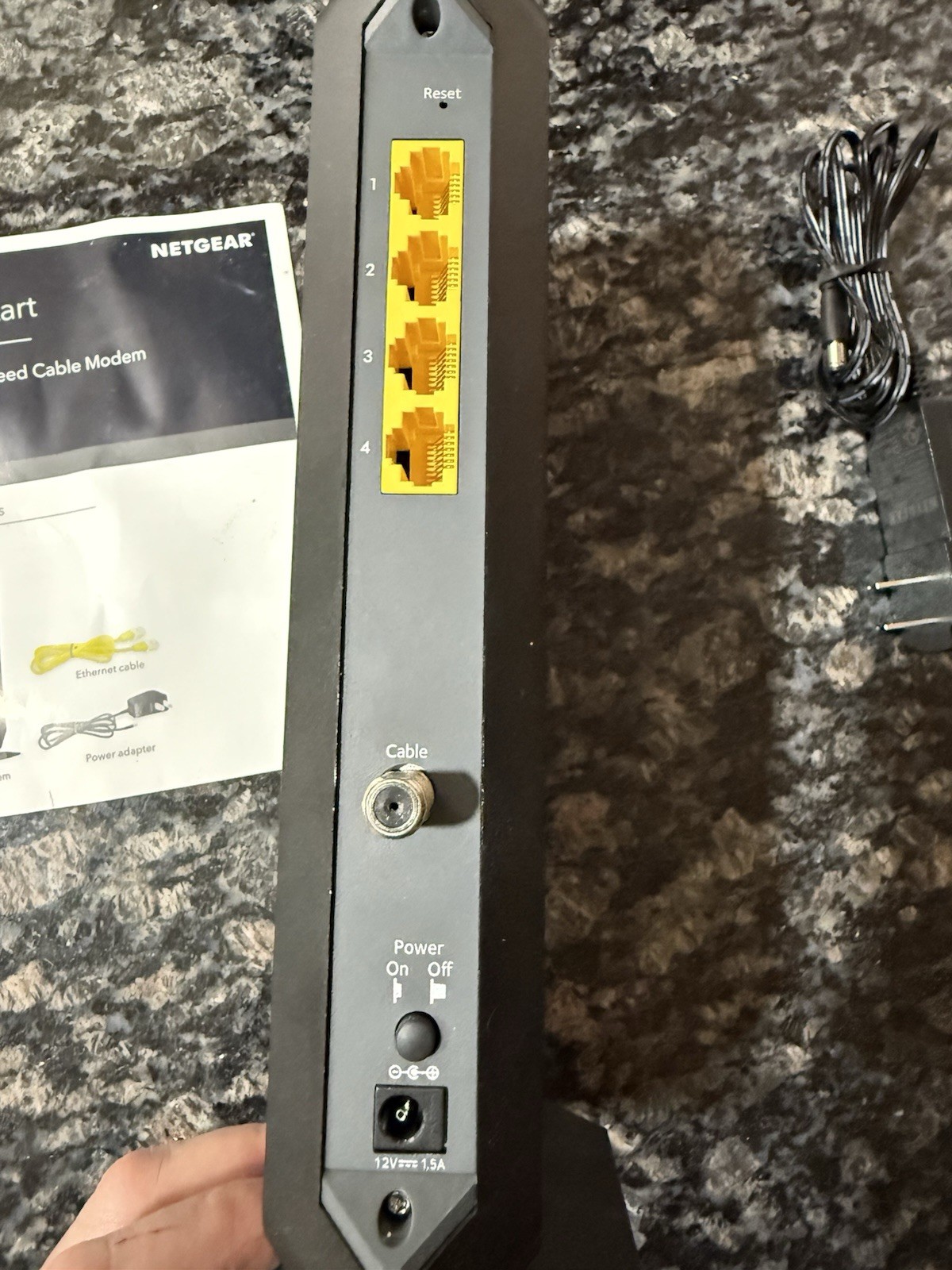 NETGEAR Nighthawk CM1200-100NAS DOCSIS 3.1 Cable Modem – VG