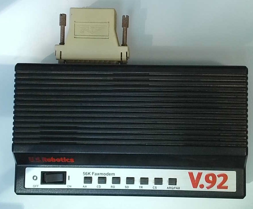 US Robotics 5686 56K External Fax Modem V.92