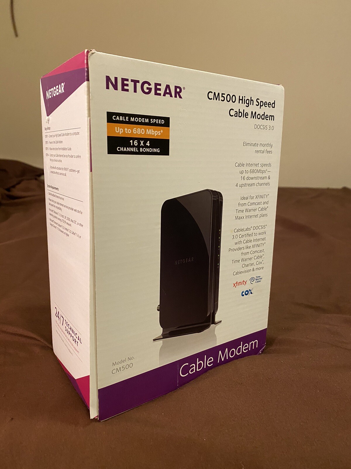 NETGEAR CM500-1AZNAS (16×4) DOCSIS 3.0 Cable Modem💥