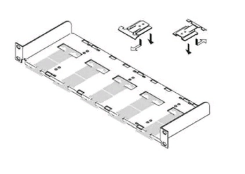 BOSCH SECURITY RACK MOUNT KIT FOR 5X VIP-X1XF OR 3X VJT-XF CAMERAS
