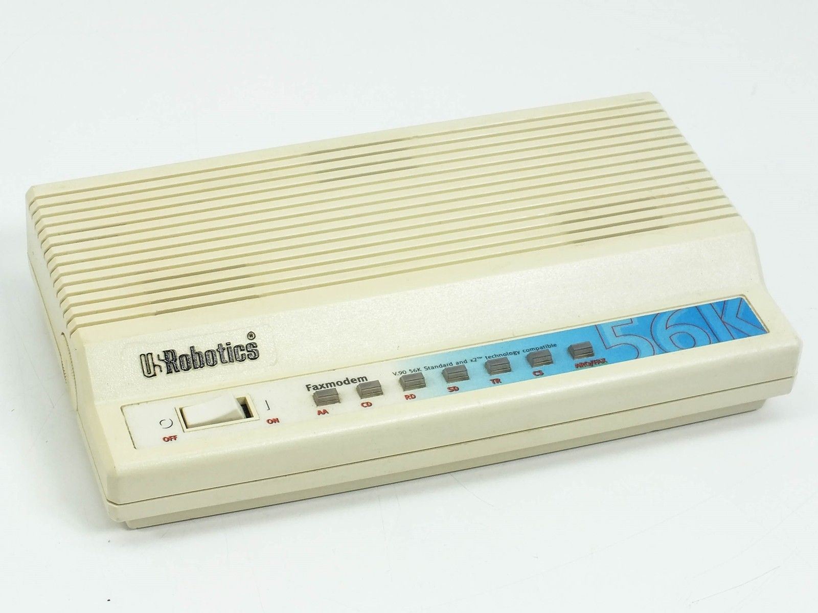 US Robotics 56K Sportster External Faxmodem V90 & x2 00 – No Power Supply 568602