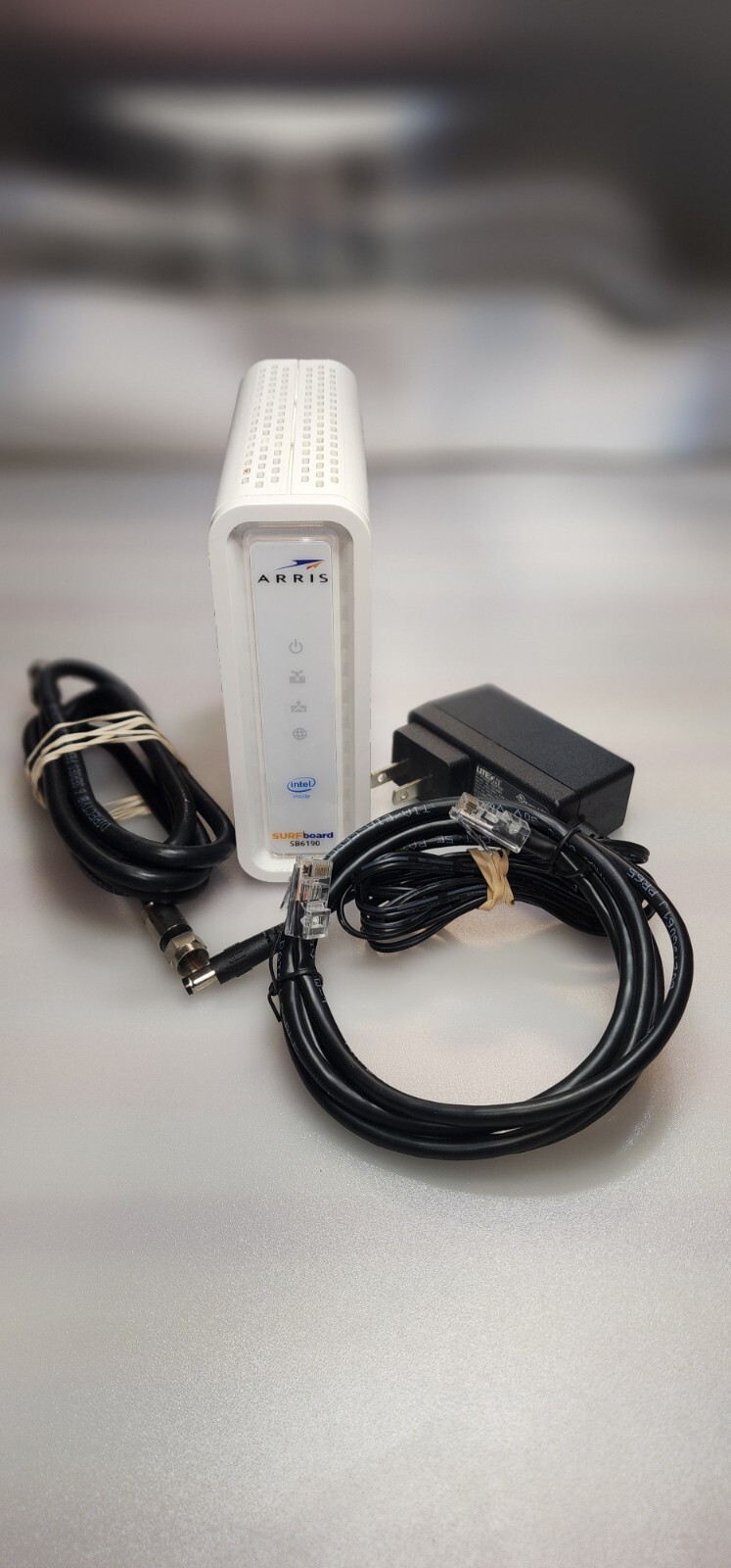 ARRIS Surfboard SB6190-RB DOCSIS 3.0 Cable Modem – No Power Cord