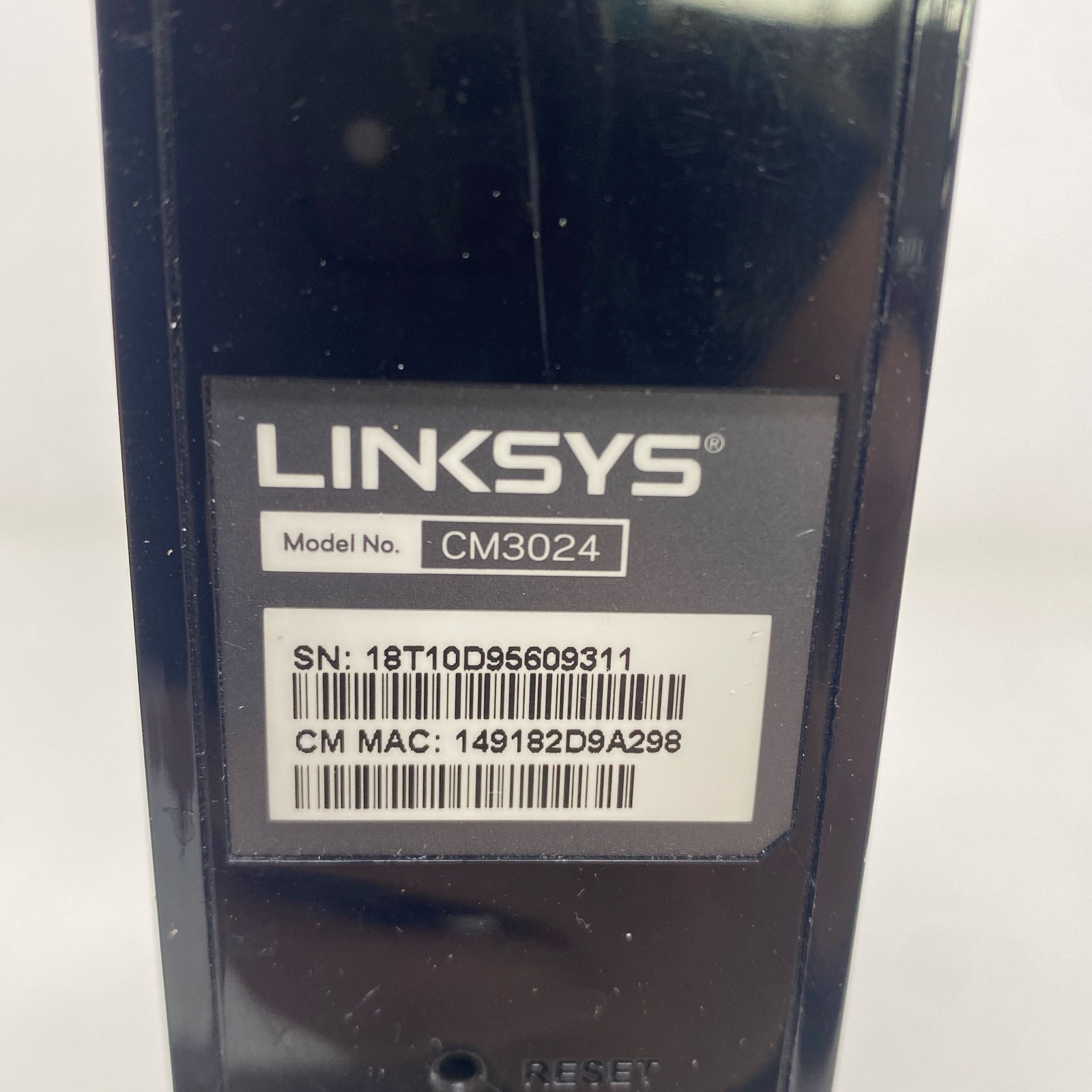 Linksys CM3024 DOCSIS 3.0 24×8 Cable Modem, Black