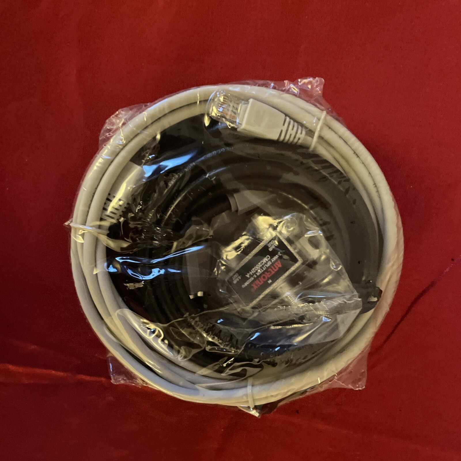 HSD Kit ( 7 ft Ethernet & 6 and 12 ft. Coax (jumpers) Cables plus Splitter) NEW