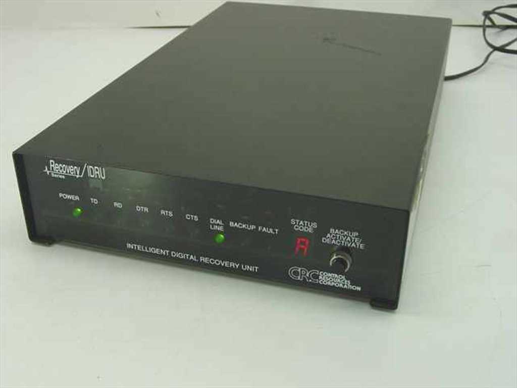 CRC IDRU-II Intelligent Digital Recovery Unit 14,4 120VAC @ 0.20A 50/60Hz