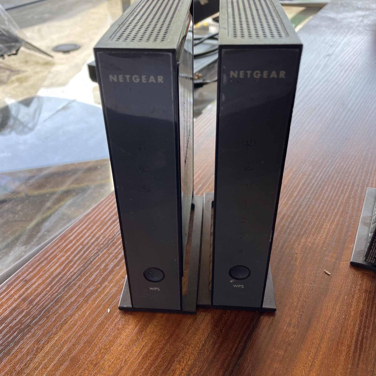 Lot Of 4 Netgear Routers Modems N300 + Cable Box Untested As Is Parts Repair