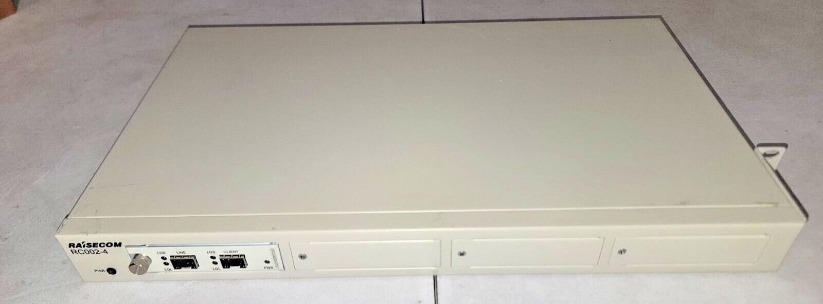 RAISECOM, RC002-4DC-01, INTELLIGENT ETHERNET DEMARCATION DEVICE 4-SLOT UNUSED