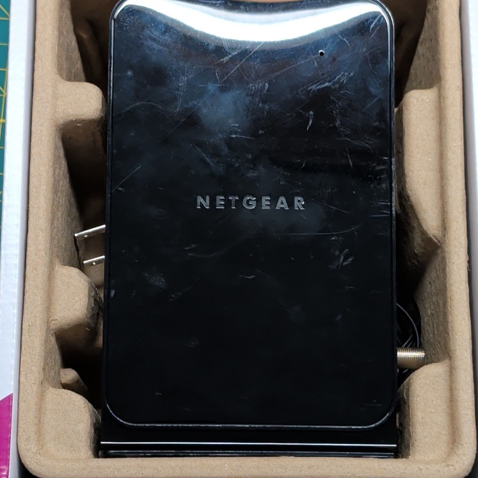 NIB NETGEAR CM500 Cable Modem (CM500100NAS) 680 Mbps with Power & Ethernet Cord