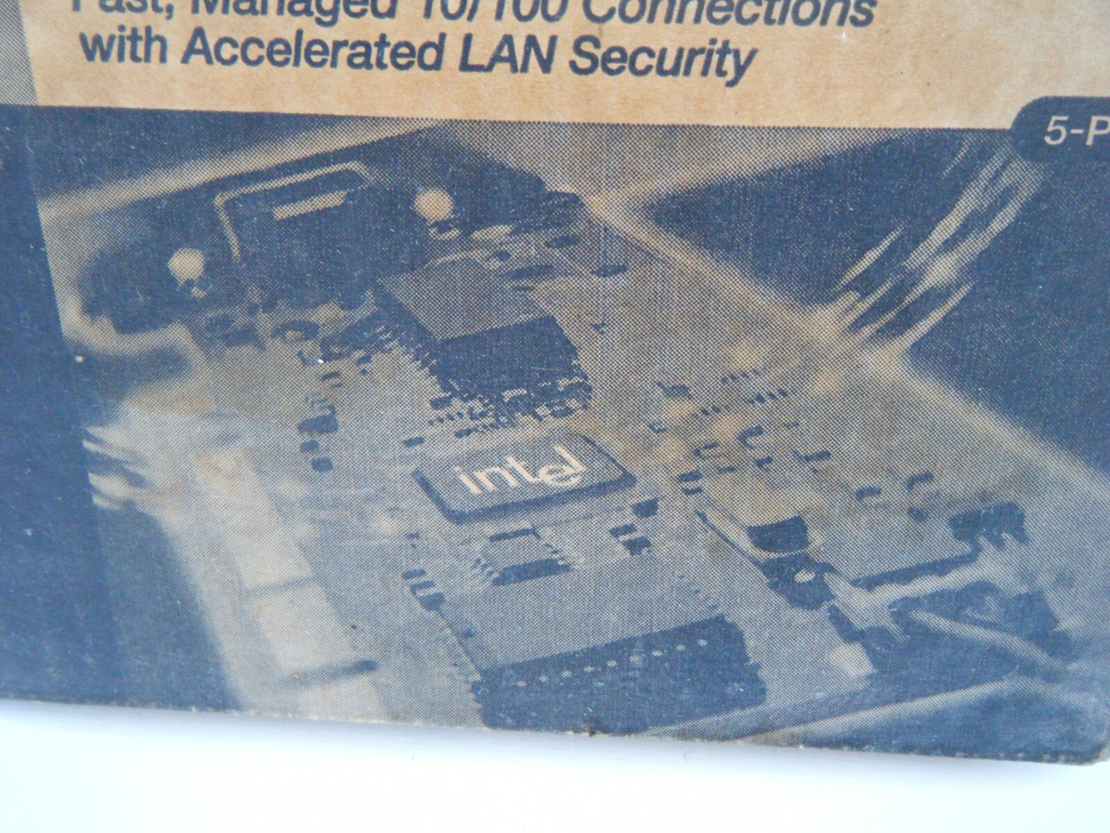 Case of 5 New Intel(R) PRO/100 S Desktop Adapter. 32 Bit PCI RJ45 10/100 168 Bit