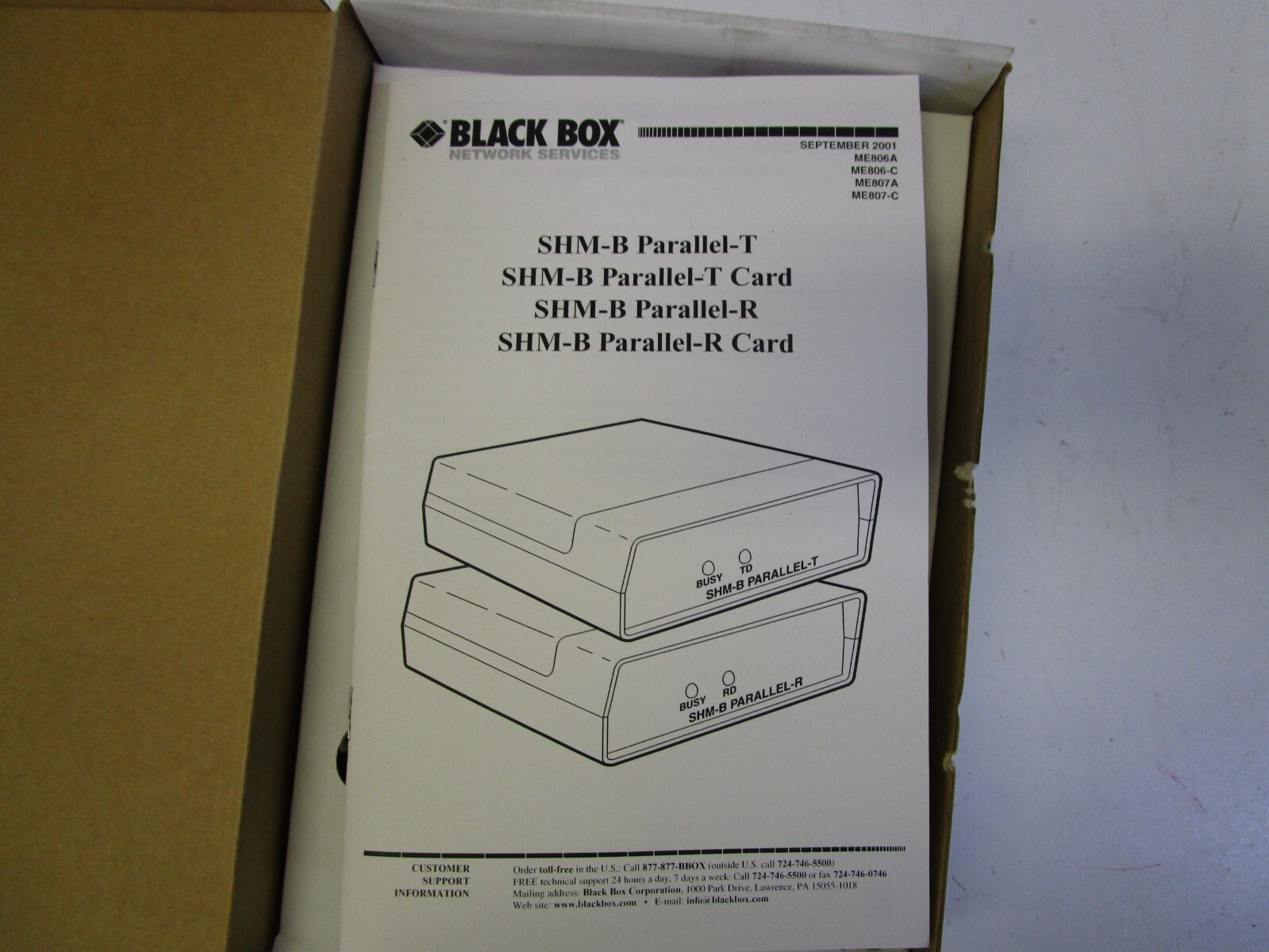 BLACK BOX ME807A-E SHORT HAUL MODEM NEW OPEN BOX FREE SHIPPING!!!!!!!!!!
