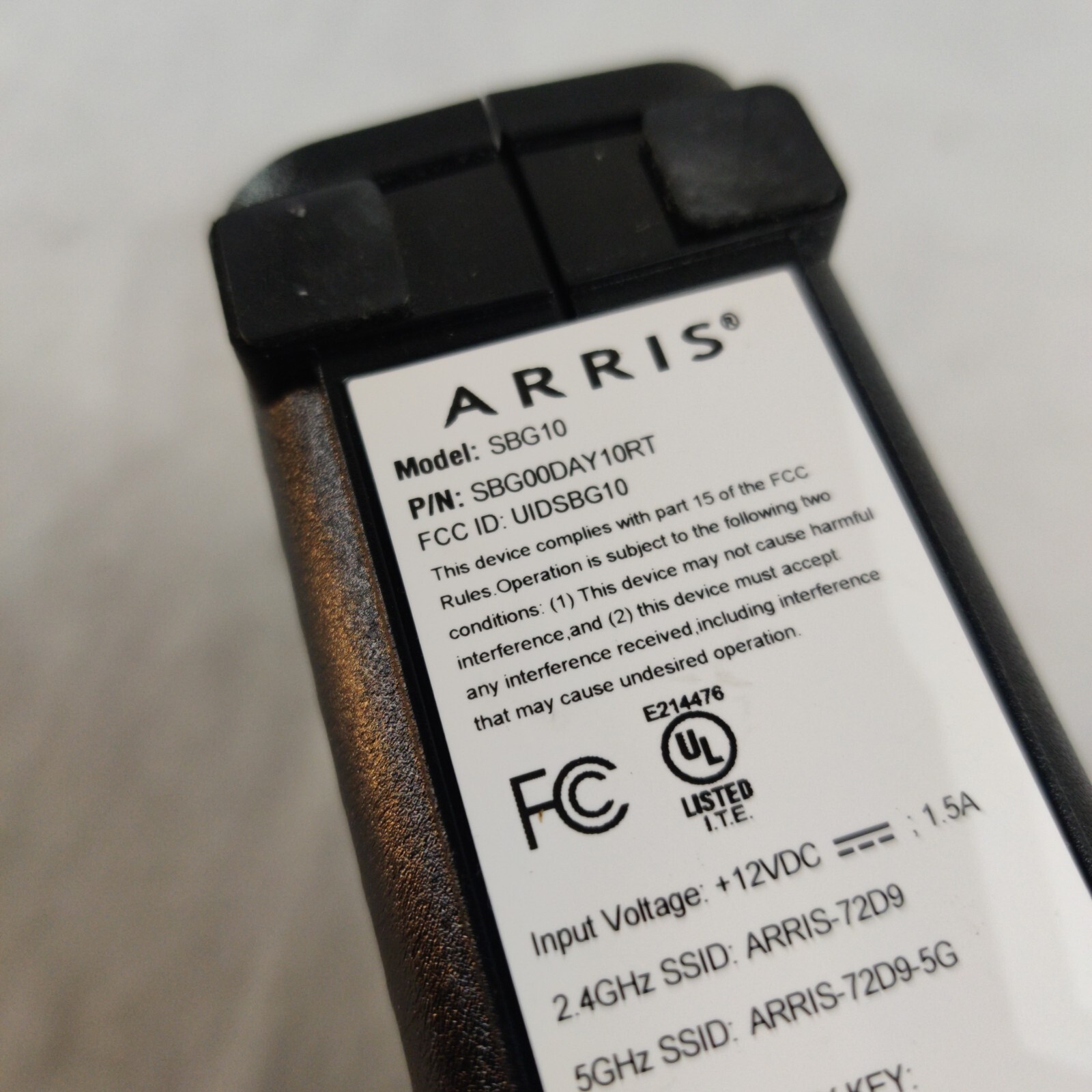 ARRIS Surfboard SBG10 AC1600 Wi-Fi Router – Black
