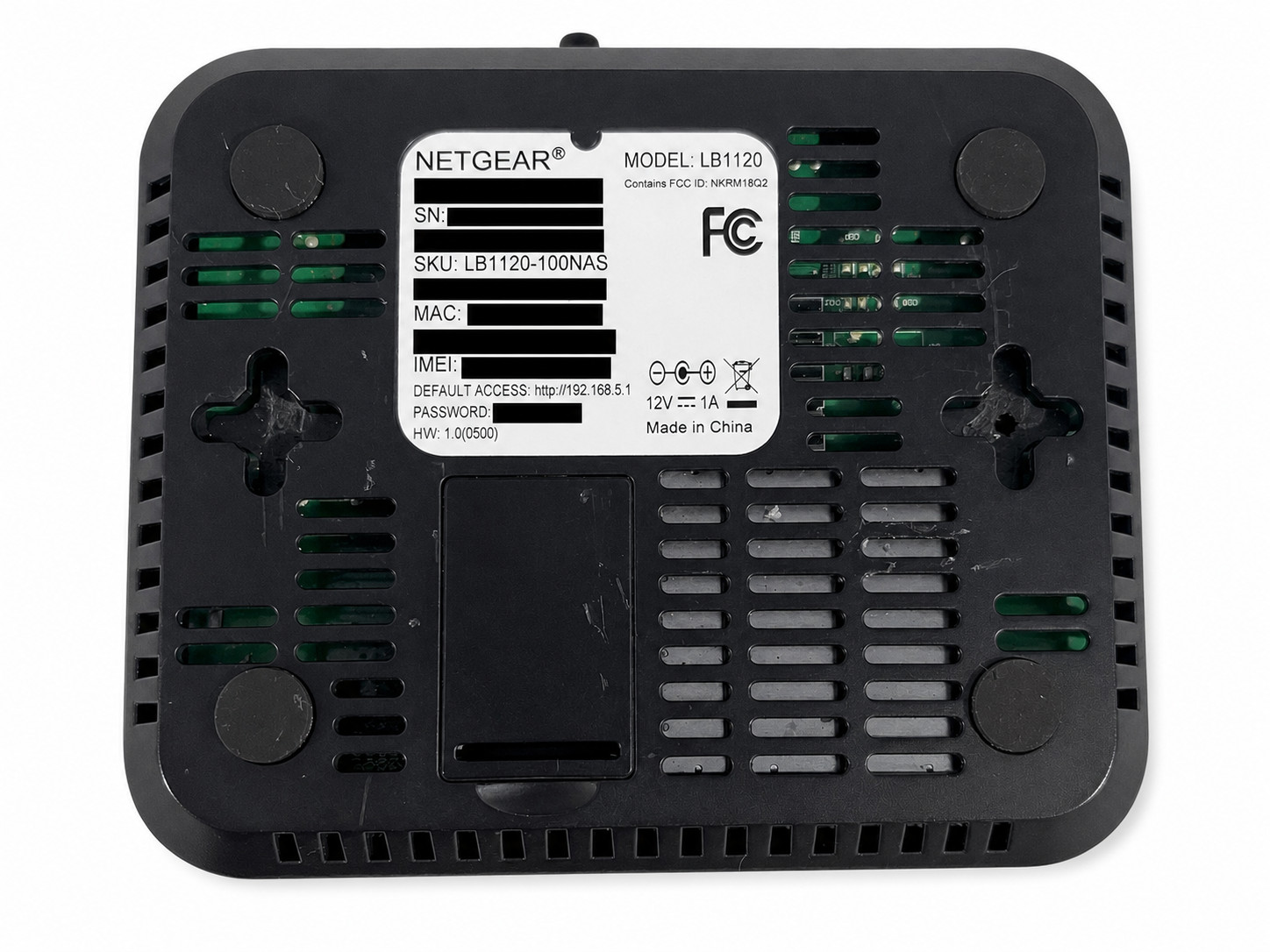 Netgear LB1120 4G LTE Modem + 2×2 MIMO Panel Antenna Bundle Gigabit Ethernet