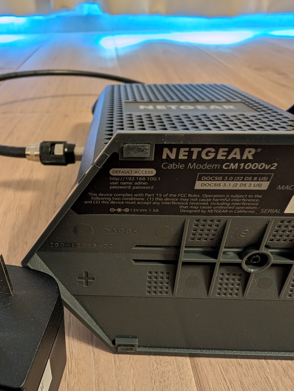 NETGEAR CM1000v2 High-Speed Cable Modem