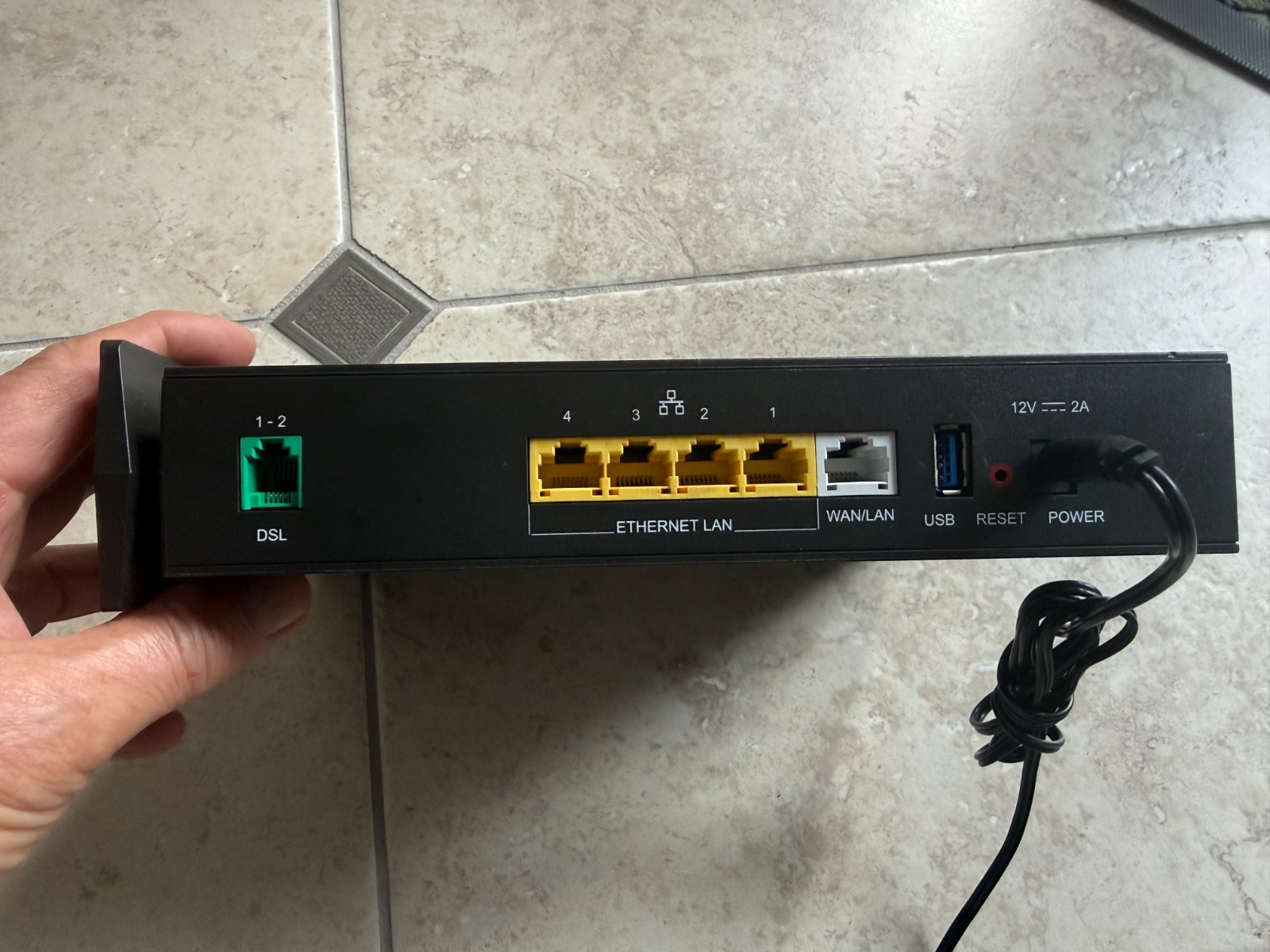 Actiontec Kinetic Windstream T3280 VDSL2 WiFi 6 Modem with Power Supply