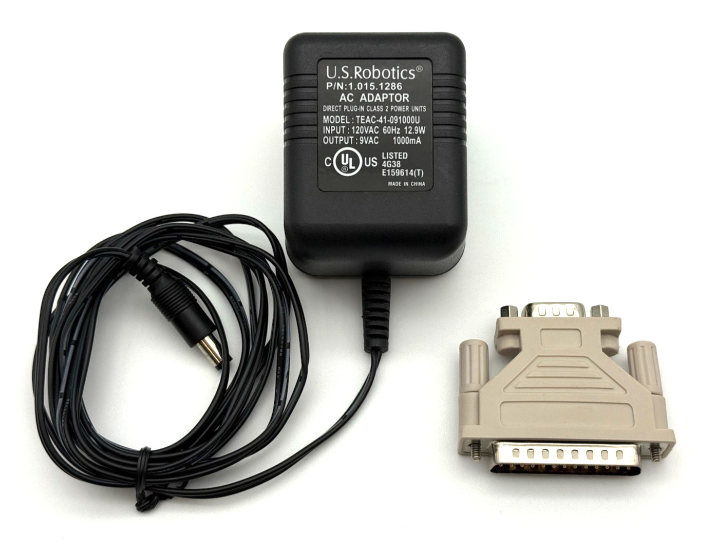 US Robotics 56K Faxmodem V.92 External Modems Model# 5686 w/ Adapter Fast Ship