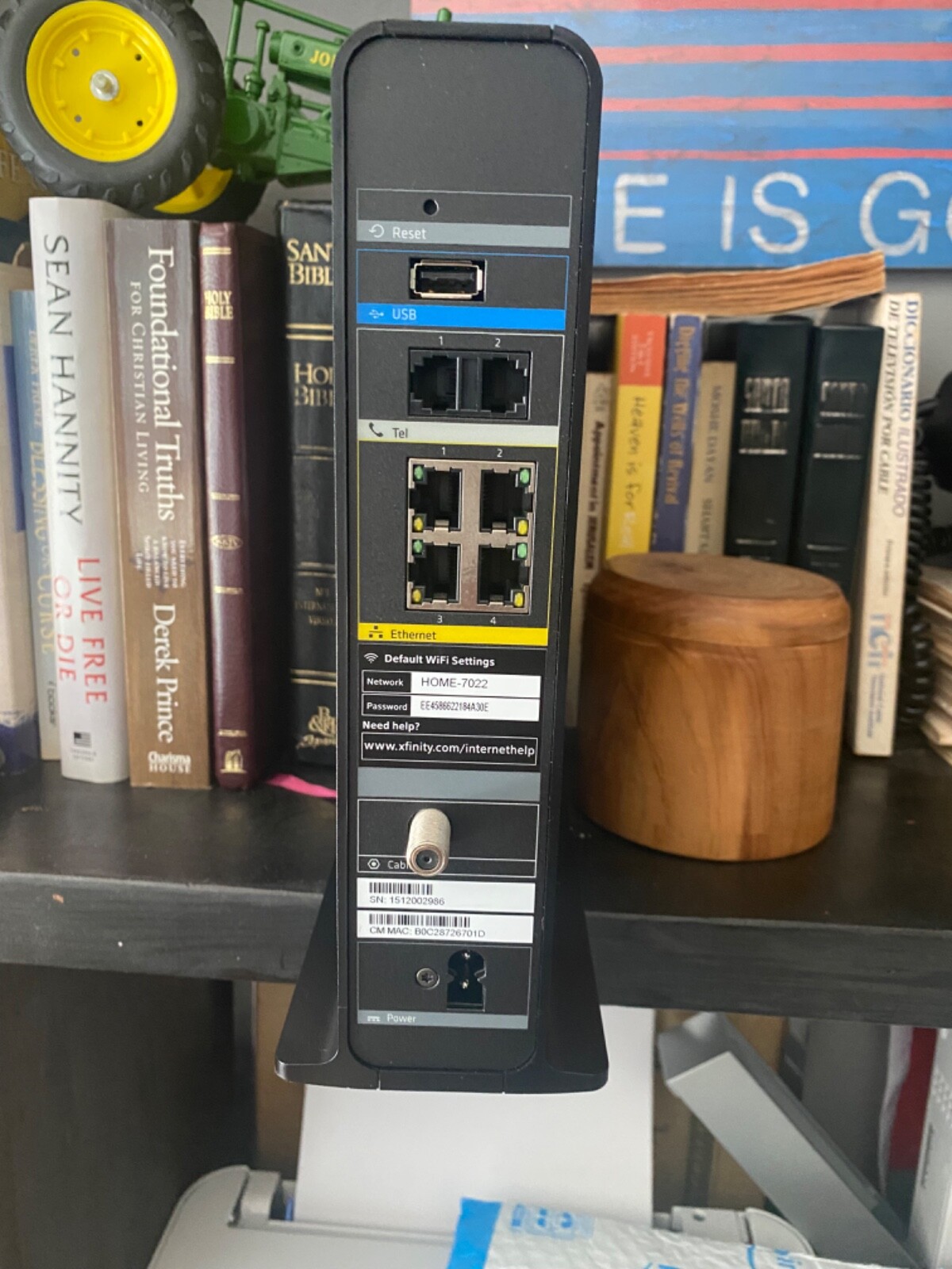 Technicolor TC8305C WIRELESS TELPHONE MODEM No Power Supply