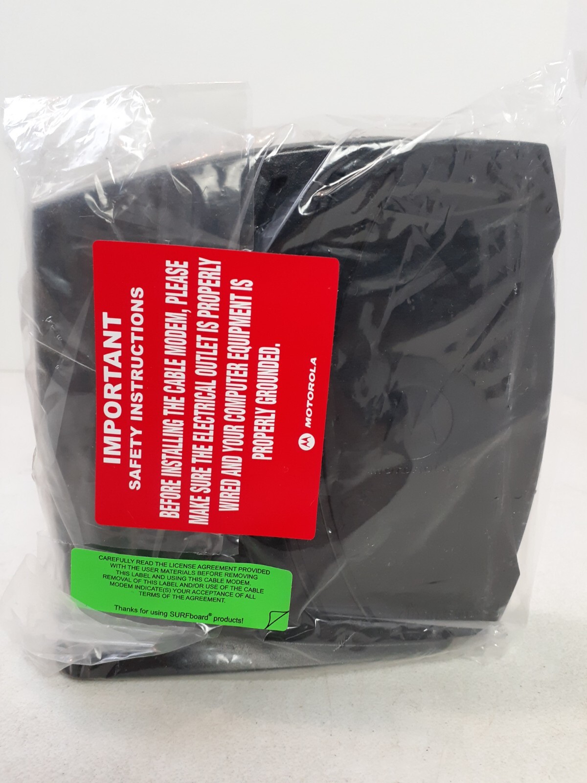 NEW MOTOROLA Surfboard CABLE MODEM Model SB5100 Cable & Instr. *NO POWER SUPPLY