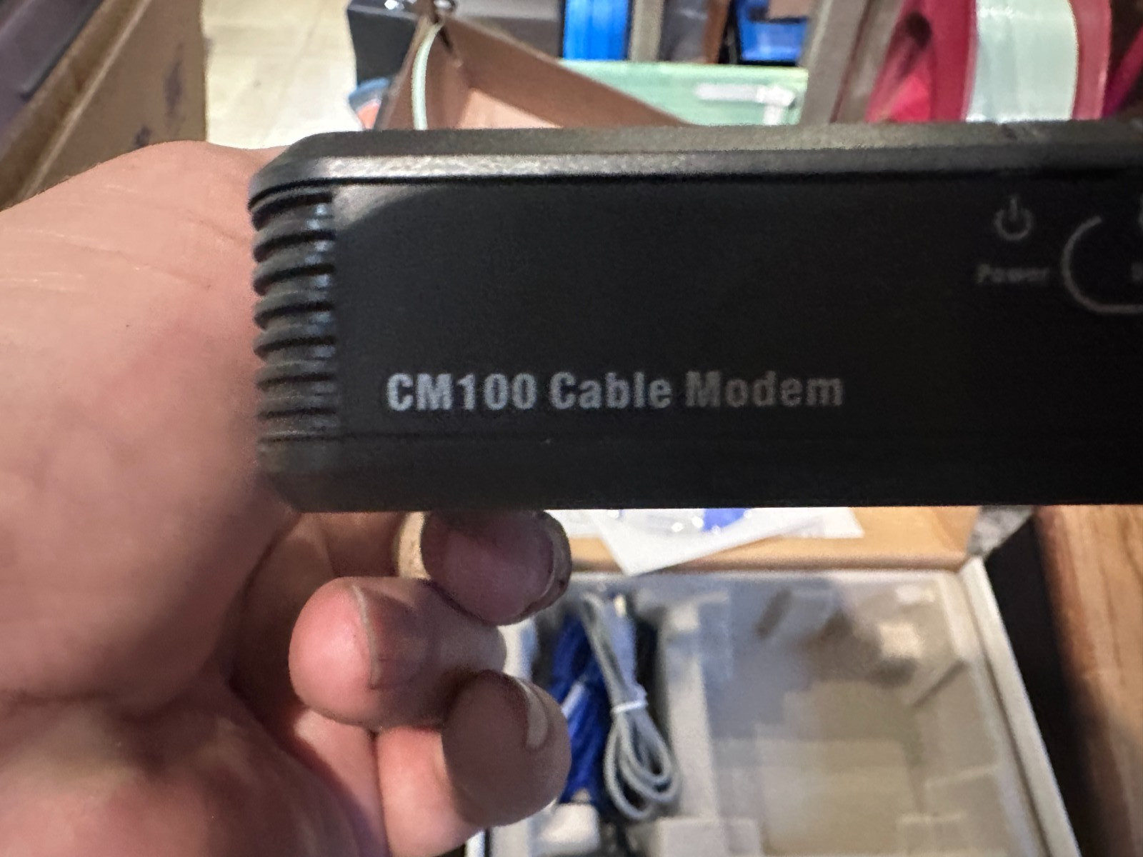 Linksys CM100 Cable Modem w/Ethernet Connections – REFURBISHED