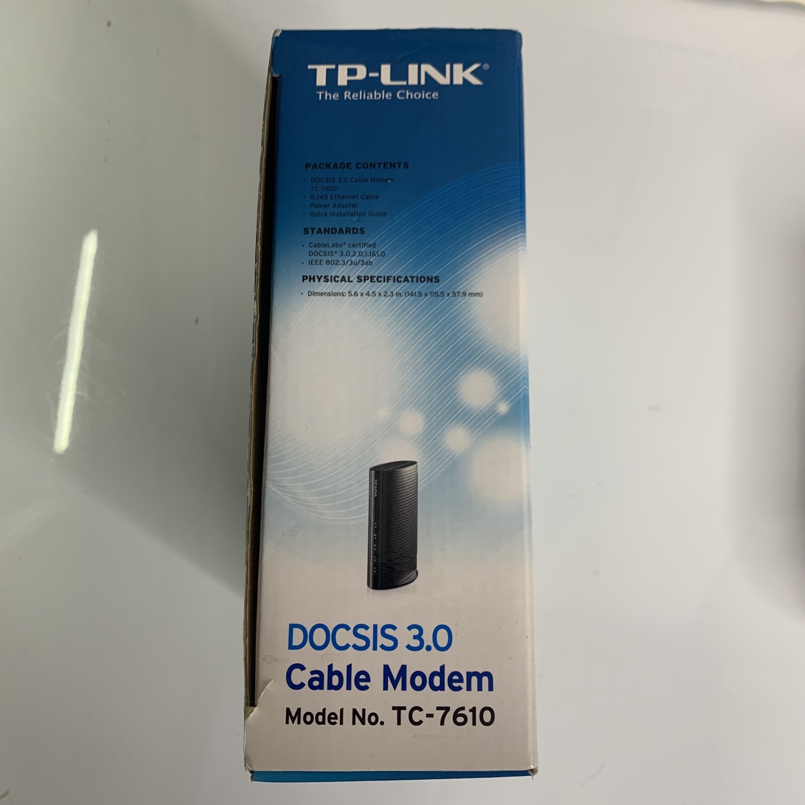 TP-Link TPLink DOCSIS 3.0 Cable Modem Black TC7610 TC-7610 343 Mbps Xfinity Cox